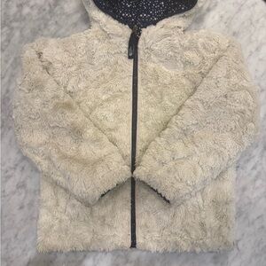 The North Face Kids Reversible Fur Puffer Jacket